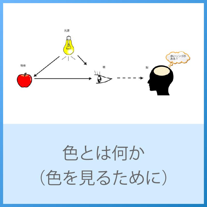 色とは何か（色を見るために必要なことは何だろう？）