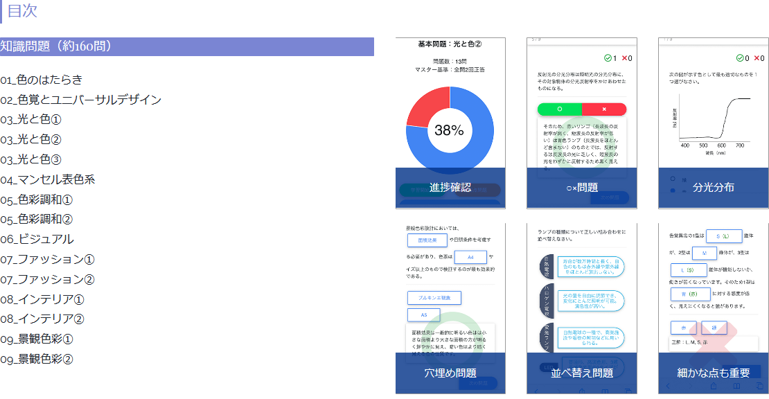 色彩検定®2級対策問題集の受付を開始いたしました。