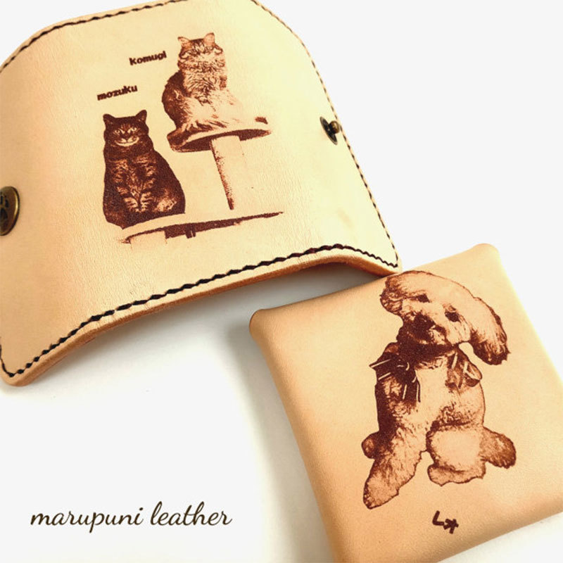 ハンドメイド作家【marupuni leather】さんの革製品 with animals をご紹介します