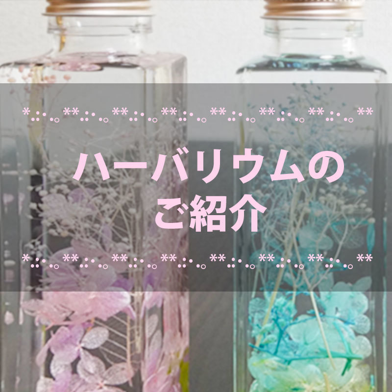 春の爽やかさを家の中に取り入れよう！ハーバリウムのご紹介
