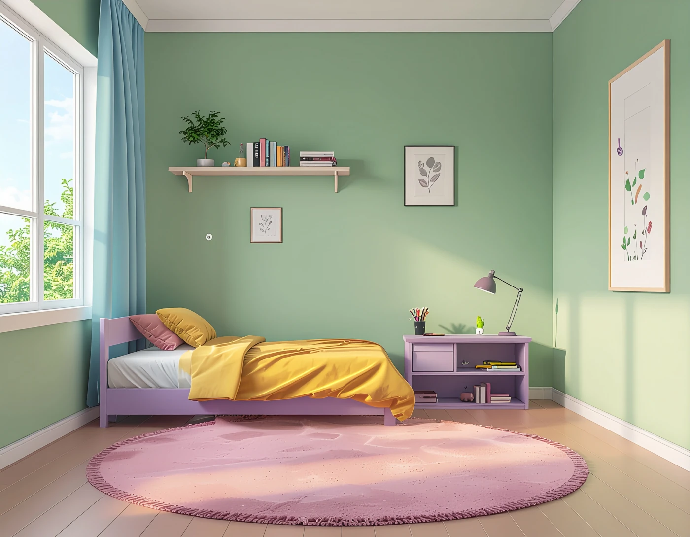 子供部屋の絵