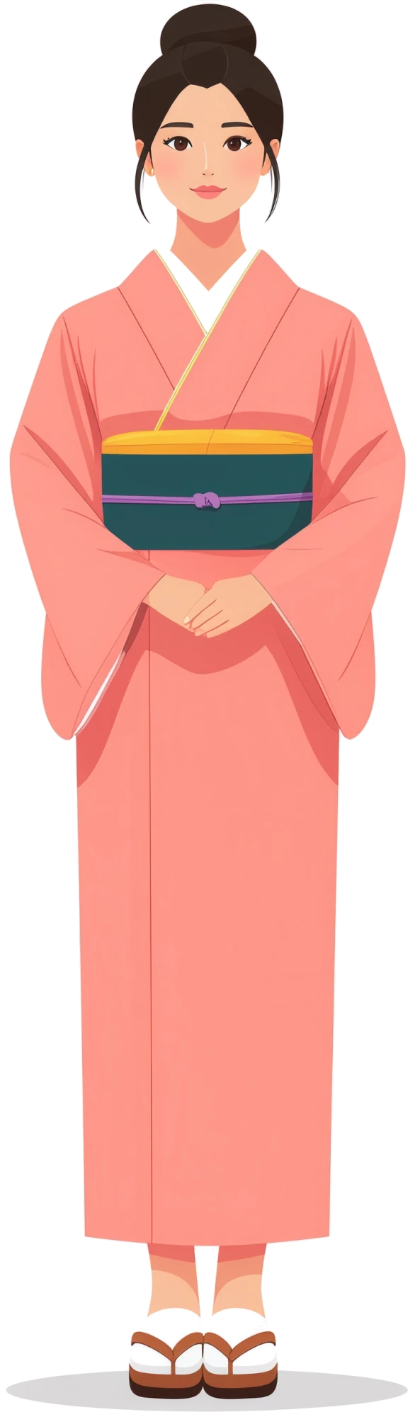 着物と帯の絵